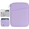 Dadanism 8-9 Custodia Sleeve per Tablet Compatibile con iPad Mini 7/6 8,3 2024/2021, iPad Mini 5/4/3/2/1 7,9, Galaxy Tab A7 Lite 8,7/Tab A 8,0, Tab M8 (4/3/2) 8, Tab M9 9 2023, Viola Grigio