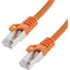 SeKi Cavo di rete S/FTP PIMF Patch Cable Cat 7; 3 m; Gigabit Ethernet; Seki ' - Arancione
