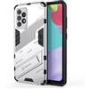 SEAHAI Cover per Samsung Galaxy A52s 5G / Samsung Galaxy A52 (4G/5G), [Militare Anti-Caduta] Cornice Paraurti in Silicone Morbido Ultra Sottile Custodia, con Supporto Pieghevole Kickstand - Bianca