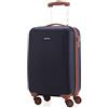 HAUPTSTADTKOFFER - Wannsee - Valigia bagaglio a mano 58 cm, Trolley rigido, legero, ABS, TSA, 37 litri, Blu scuro