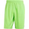 adidas Uomo Solid CLX Classic-Length Swim Shorts, Lucid Lime/White, S