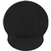 Hosimoln Tappetino per mouse Supporto per poggiapolsi,antidolorifico antidolorifico per poggiapolsi Comodo tappetino per mouse ergonomico in memory foam per ufficio/giocatore/OL/programmatore-black023