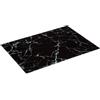 5 five simply smart 5five - tavola di vetro decorativa 40 x 30 marmo nero