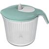 Biesse - Pin Up Centrifuga per insalata e verdure in plastica, ingombro ridotto (verde acqua)