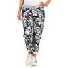 GRINGO Pantaloni da jogging da donna, per il tempo libero, sportivi, taglia unica, Rosa blu, Taglia Unica