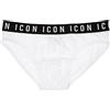 DSQUARED2 Be Icon Slip Uomo Bianco M