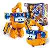 Super Wings Transformable aeroplano Supercharged Marty, altezza circa 12,7 cm, Figura d'azione 2 in 1, aeroplano giocattolo e figura robotica per bambini e bambine a partire da 3 anni