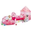 VEVOR- Tenda da Gioco per Bambini, Colore Rosa, 3 in 1 Kids Play Tent YM-04