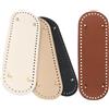 YiliYa 4 pezzi fondi per borse 30x10cm, fondi per borse per uncinetto, fondi per borse in pelle PU, formatori di fondo borsa, fondi in similpelle per borse all'uncinetto con fori per borse a maglia, borse a