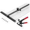 MXBAOHENG Tagliapiastrelle manuale da 600mm Tagliapiastrelle Portatile a Mano Tagliapiastrelle per piastrelle in ceramica con 1 pinza e 5 lame da taglio con porcellana, vetro, specchi, piastrelle