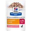 Hill's Prescription Diet 24 + 12 gratis! 36 x 85 g Hill's Prescription Diet Umido per gatti - c/d Urinary Stress (Salmone)