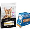 Pro Plan 10 kg PURINA PRO PLAN + 8 x 40 g Purina Dentalife Cat Pollo gratis! - Light Adult Ricco in Tacchino