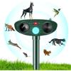 NEOVSUNY Repellente per Gatti, Dissuasore per Gatti Ultrasuoni Solare IP65 Impermeabile,5 Modalità Regolabile, Dissuasori per Piccioni Repeller Animali Ultrasound per Gatti Cani Uccelli Volpi Ratti Topi Volpi
