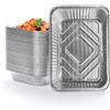 GKZB Vaschette Alluminio 30 Pezzi Teglie Alluminio 1000 ML Contenitori Alluminio Vaschette in Alluminio Vassoi in Alluminio Teglie da Forno in Alluminio per Cucinare, Cuocere al Forno 23 x 17 x 4cm