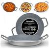 TEHORNEO Padella per Paella, Paellera Induzione 30 cm in Alluminio Antiaderente 3-4 porzioni, Paellera, Paella, Padella Paella, Pentola per Paella, Pentola Paella, Padella per Paella Induzione 30 cm