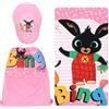 Ellepi Bing set mare telo cappello zaino Disney (Rosa)