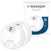 Wessper Filtri Acqua a Disc per Bottiglia, Filtro Compatibile con Wessper Activemax Triline 0,5 Litri e ION8 0,7 Litri, 1 Litro, 1,2 Litri, Filtro Carbone Acqua - 2 Pezzi