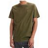 Levi's Levis T-Shirt Uomo Man Boy Maglia Cotone Sport Maglietta Logo con Ricamo 56605 Taglia XL Colore Principale Verde Militare