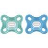 Mam Comfort 0-2 Mesi Silicone Doppio Maschio Succhietti Sicuri per Neonati