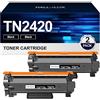 HALLOLUX TN2420 Toner, Alta Capacità, fino a 3000 Pagine, Compatibili per toner Brother TN2420 TN2410 TN-2420 TN-2410 per Toner Brother MFC-L2710DW L2710DN L2730DW L2750DW DCP-L2510D (Nero, 2-Pack)