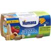 HUMANA ITALIA SpA HUMANA OMOGENEIZZATO MELA/BANANA BIO 2 VASETTI 100 G