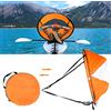 CaCaCook Vela per Kayak, Pagaia per a Vela Speciale Pieghevole Portatile Ad Alta Trasparenza per Barche Gonfiabili per Canoa Kayak