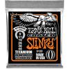 Ernie Ball, Hybrid Slinky Coated Titanium RPS, Corde per chitarra elettrica, diametro 9-46