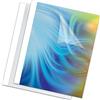 Fellowes Leonardi 53153 Termocopertine Standard, Formato 4 mm, Confezione da 100 Pezzi, Bianco