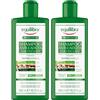 Equilibra 2x Equilibra Tricologica Shampoo Anti-Caduta Capelli Fortificante Phytosinergia Nutriente con Aloe Vera Olio di Argan e Cheratina Vegetale - 2 Flaconi da 300ml