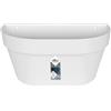 Elho Loft Urban Wall Basket 40 - Fioriera per Balcone esterno - Ø 39.3 x H 18.8 cm - Bianco/White