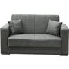 CAPALDO Divano 2 Posti Clic-Clac 159x84x82 Futuro Mina 11 Grigio