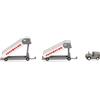 herpa servizio ricambi, accessori per modellismo Interflug storico scale passeggeri (2 pezzi) con trattore (1 pezzo) scala 1:200, kit di modellismo, plastica