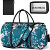 TIBES Borse porta abiti convertibili 2 in 1 da viaggio, borsone porta abiti con scomparto per scarpe, grande borsa da fine settimana per donne e uomini da appendere, valigia da viaggio, borsone da viaggio