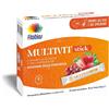 FITOBIOS Srl Fitobios Multivit Stick Integratore Riduzione della Stanchezza, 14 Stick