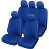 Auto Accessori Lupex A21 Coprisedili auto universali, anteriori e posteriori (Set Completo, Blu Chiaro)