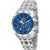 Sector No Limits Orologio Uomo Sector SGE 650 R3273962001 Acciaio Quadrante Blu + Data Cronografo