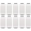 BTicino ASTN4001NKit10pz LL - Interruttore 1P 16A 1 m Bianco, 10 Pezzi