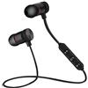 Tosuny Bluetooth 4.1 Cuffie nell'orecchio, auricolare sportivo magnetico con microfono, 3 ore, per la maggior parte degli smartphone(nero)