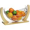 PREMIER Housewares 1103417 Amaca per Frutta, Legno di Gomma, Cromato