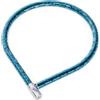 Viro | Serpis, Lucchetto Bici, Moto e Scooter, Cavi Intrecciati, Corazzati con Diametro 25 mm, Lunghezza 150 cm, Chiusura a Scatto, Blu