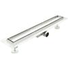 Idralite Canalina di scarico doccia in acciaio inox piastrellabile per box doccia 60 cm mod. Tile