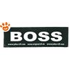 Etichetta In Velcro BOSS Intercambiabile Per Pettorine Julius - S (11x3cm)