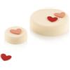 SILIKOMART Set 2 stampi silicone Chablon heart cm 29,7x21 cad.30 impronte Ø 3,1cm