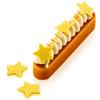 SILIKOMART Set 2 stampi silicone Chablon star cm 29,7x21 cad.40 impronte Ø 3cm