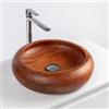 VITRA Lavabo d'appoggio in legno di mogano 40 x 12 cm - Sinker