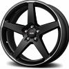 Cerchi in lega Momo Five 8.0x18 Nero Diamantato Opaco