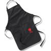 WEBER 6474 Grembiule in 100% Cotone Nero Regolabile