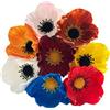 Rikyo 8 steli 27.9 cm bouquet di fiori artificiali, fiori di papavero, multicolore PU falsi fiori selvatici per centrotavola vaso da tavolo, matrimonio Holding fiori fondale arco parete (8 colori)