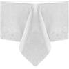 Elrene Home Fashions Tovaglia damascata, poliestere, bianco, 152,4 x 213,4 cm oblunga/rettangolare