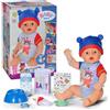 BABY born Jonas - Bambola di 43 cm - 10 funzioni incl. accessori e tutina - Funziona completamente senza batterie - Adatto a bambini dai 3 anni in su